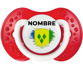 San Vicente y las Granadinas marca de efecto pincel con nombre: Chupete lovi dynamic