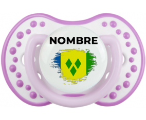 San Vicente y las Granadinas marca de efecto pincel con nombre: Chupete lovi dynamic
