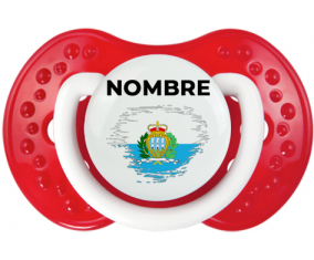 Bandera del efecto pincel de San Marino con nombre: Chupete lovi dynamic