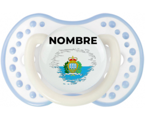 Bandera del efecto pincel de San Marino con nombre: Chupete lovi dynamic