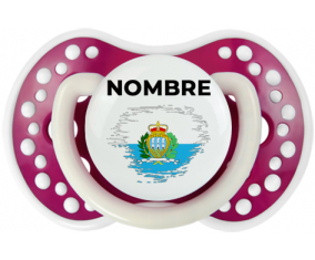Bandera del efecto pincel de San Marino con nombre: Chupete lovi dynamic