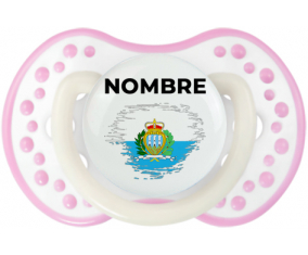Bandera del efecto pincel de San Marino con nombre: Chupete lovi dynamic