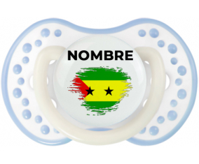Efecto pincel de bandera Santo Tomé y Principio con nombre: Chupete lovi dynamic
