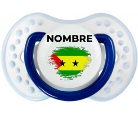 Efecto pincel de bandera Santo Tomé y Principio con nombre: Chupete lovi dynamic