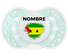Efecto pincel de bandera Santo Tomé y Principio con nombre: Chupete lovi dynamic