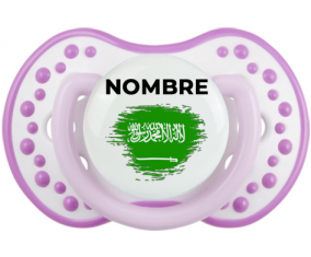 Efecto pincel de bandera Arabia Saudita con nombre: Chupete lovi dynamic