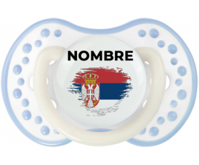 Bandera del efecto pincel de Serbia con nombre: Chupete lovi dynamic