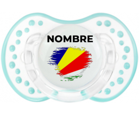 Bandera del efecto pincel Seychelles con nombre: Chupete lovi dynamic