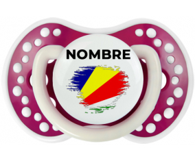 Bandera del efecto pincel Seychelles con nombre: Chupete lovi dynamic