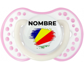 Bandera del efecto pincel Seychelles con nombre: Chupete lovi dynamic