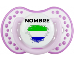 Bandera del efecto pincel de Sierra Leona con nombre: Chupete lovi dynamic