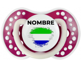 Bandera del efecto pincel de Sierra Leona con nombre: Chupete lovi dynamic