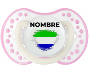 Bandera del efecto pincel de Sierra Leona con nombre: Chupete lovi dynamic