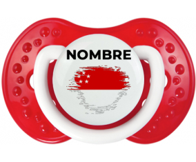 Bandera del efecto pincel de Singapur con nombre: Chupete lovi dynamic