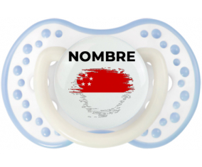 Bandera del efecto pincel de Singapur con nombre: Chupete lovi dynamic