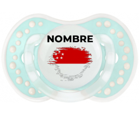 Bandera del efecto pincel de Singapur con nombre: Chupete lovi dynamic