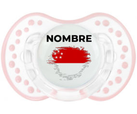 Bandera del efecto pincel de Singapur con nombre: Chupete lovi dynamic