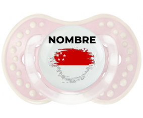 Bandera del efecto pincel de Singapur con nombre: Chupete lovi dynamic