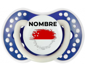 Bandera del efecto pincel de Singapur con nombre: Chupete lovi dynamic