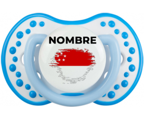 Bandera del efecto pincel de Singapur con nombre: Chupete lovi dynamic