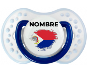 Sint Maarten bandera efecto pincel con nombre: Chupete lovi dynamic