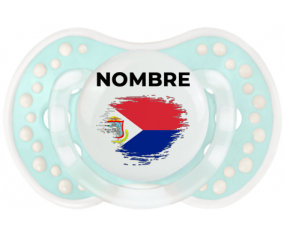 Sint Maarten bandera efecto pincel con nombre: Chupete lovi dynamic