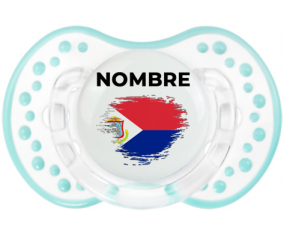 Sint Maarten bandera efecto pincel con nombre: Chupete lovi dynamic