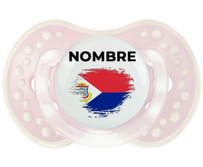 Sint Maarten bandera efecto pincel con nombre: Chupete lovi dynamic