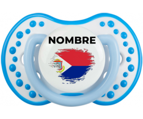Sint Maarten bandera efecto pincel con nombre: Chupete lovi dynamic
