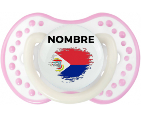 Sint Maarten bandera efecto pincel con nombre: Chupete lovi dynamic