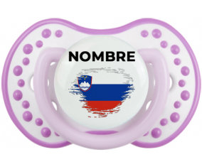 Bandera del efecto pincel eslovenia con nombre: Chupete lovi dynamic