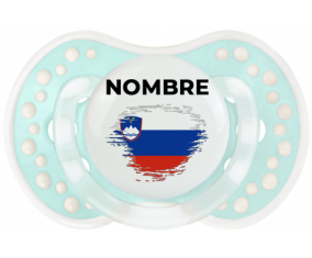 Bandera del efecto pincel eslovenia con nombre: Chupete lovi dynamic