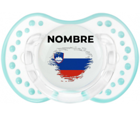 Bandera del efecto pincel eslovenia con nombre: Chupete lovi dynamic