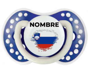 Bandera del efecto pincel eslovenia con nombre: Chupete lovi dynamic