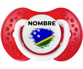 Bandera del efecto pincel de las Islas Salomón con nombre: Chupete lovi dynamic