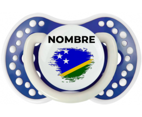 Bandera del efecto pincel de las Islas Salomón con nombre: Chupete lovi dynamic