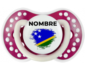 Bandera del efecto pincel de las Islas Salomón con nombre: Chupete lovi dynamic