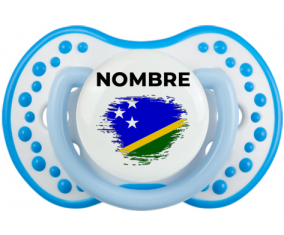 Bandera del efecto pincel de las Islas Salomón con nombre: Chupete lovi dynamic