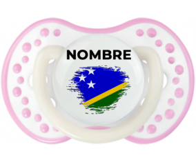 Bandera del efecto pincel de las Islas Salomón con nombre: Chupete lovi dynamic