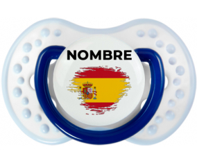 Bandera del efecto pincel de España con nombre: Chupete lovi dynamic