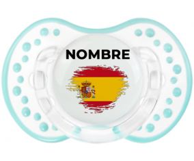 Bandera del efecto pincel de España con nombre: Chupete lovi dynamic