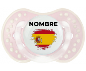 Bandera del efecto pincel de España con nombre: Chupete lovi dynamic