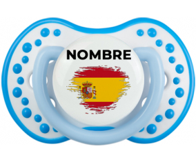 Bandera del efecto pincel de España con nombre: Chupete lovi dynamic