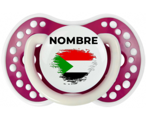 Bandera del efecto pincel de Sudán con nombre: Chupete lovi dynamic
