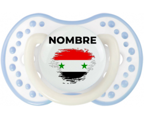Bandera de efecto de pincel de la República Árabe Siria con nombre: Chupete lovi dynamic