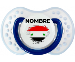 Bandera de efecto de pincel de la República Árabe Siria con nombre: Chupete lovi dynamic