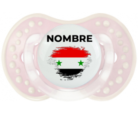 Bandera de efecto de pincel de la República Árabe Siria con nombre: Chupete lovi dynamic