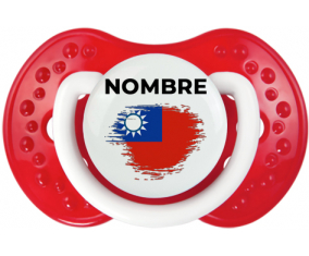 Bandera del efecto pincel de Taiwán con nombre: Chupete lovi dynamic