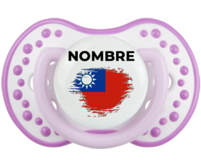 Bandera del efecto pincel de Taiwán con nombre: Chupete lovi dynamic