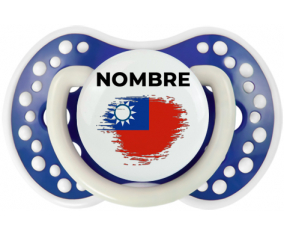 Bandera del efecto pincel de Taiwán con nombre: Chupete lovi dynamic